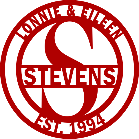 Custom Initial & Names with Est Date