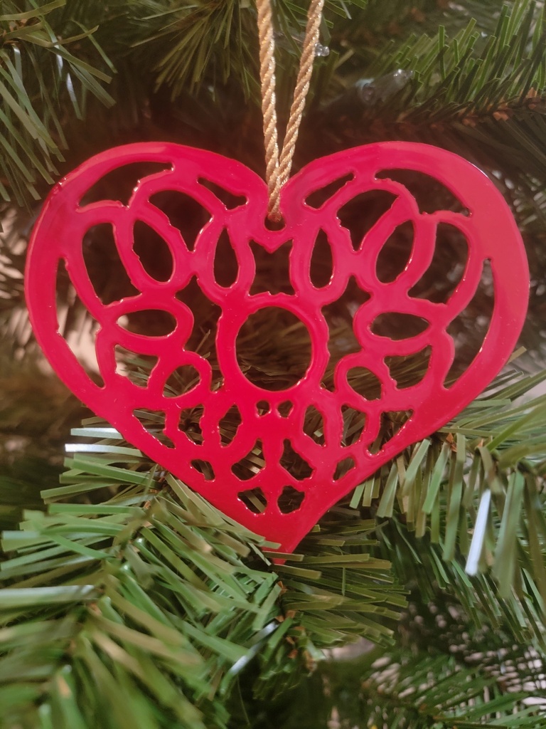 Heart Christmas Ornament