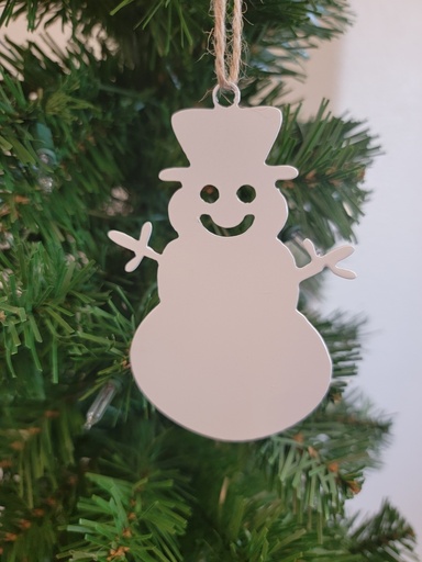 [SMO_4_WHT] Snowman Ornament