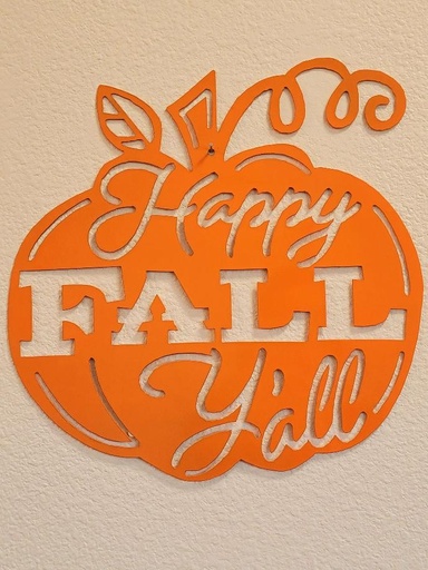 [HFY_14X14_ORN] Happy Fall Y'all
