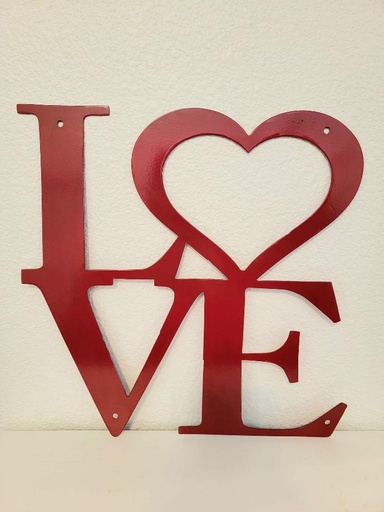 Stacked Love Sign 12x12