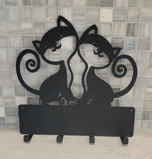 [CKH_10x10_BLKT] Cat Key Holder