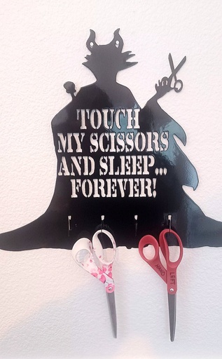 [MALS_18x12_FBK] Maleficent Scissor Holder